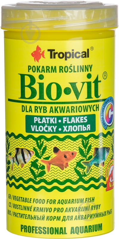 Корм Tropical Bio-vit 250 мл (субпродукти рослинного походження) - фото 1