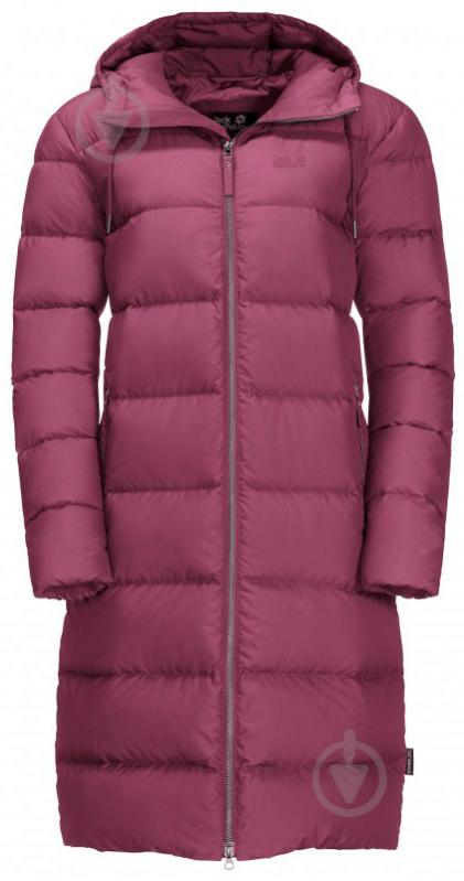 Пальто жіноче зимове Jack Wolfskin CRYSTAL PALACE COAT 1204131-2094 р.S фіолетове - фото 1