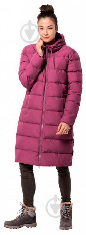 Пальто жіноче зимове Jack Wolfskin CRYSTAL PALACE COAT 1204131-2094 р.S фіолетове - фото 2