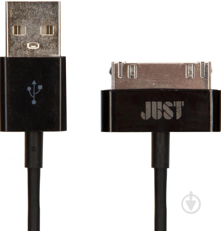 Кабель JUST Lightning – 30-pin 1 м (30P-SMP10-BLCK) - фото 2