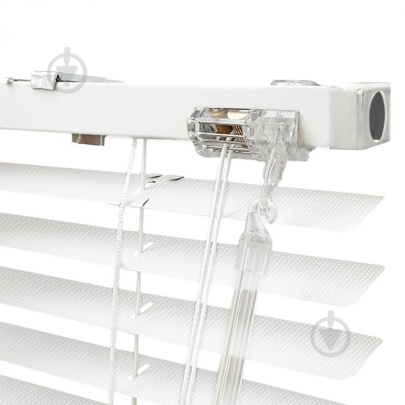 Жалюзі Rollotex алюмінієві горизонтальні перфоровані з фіксацією 45х120 см білі - фото 3 Жалюзі Rollotex алюмінієві горизонтальні перфоровані з фіксацією 45х120 см білі - фото 3