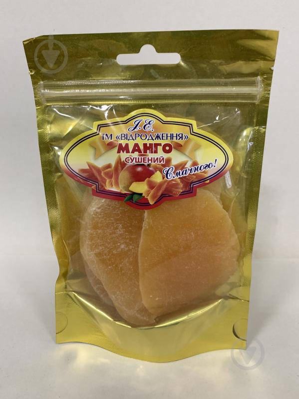 Снеки ТМ Відродження Манго сушений - фото 2 Снеки ТМ Відродження Манго сушений - фото 2
