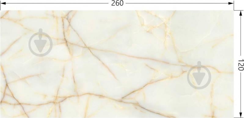 Плитка TAU Ceramica ONICE GOLD PUL 120x260 - фото 2