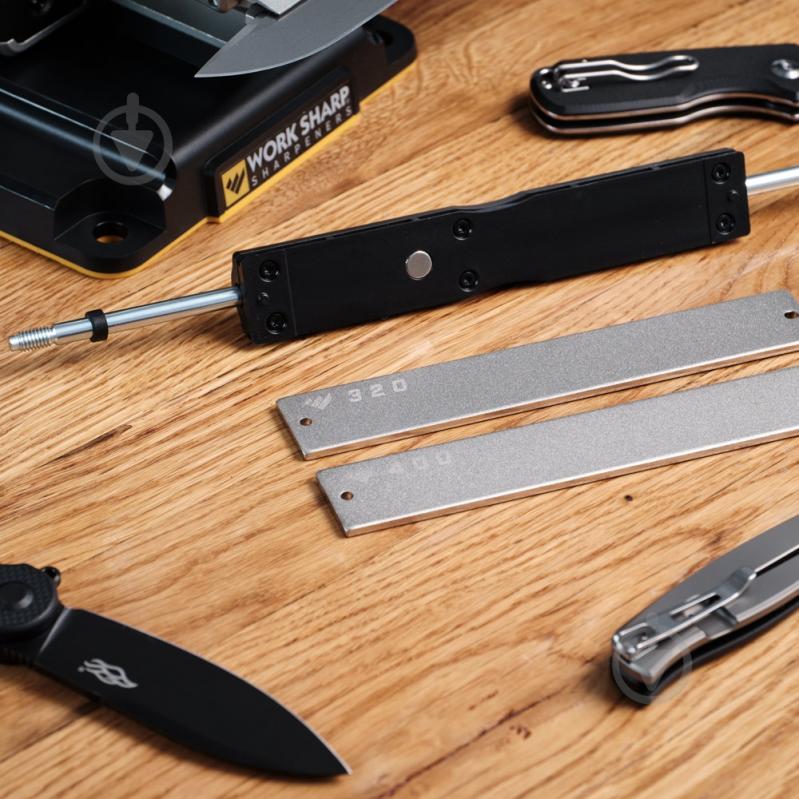 Сменный блок Work Sharp набор сменных пластин Coarse Diamond (320/400) для точилки WSBCHPAJ-PRO, 2 шт - фото 4 Сменный блок Work Sharp набор сменных пластин Coarse Diamond (320/400) для точилки WSBCHPAJ-PRO, 2 шт - фото 4