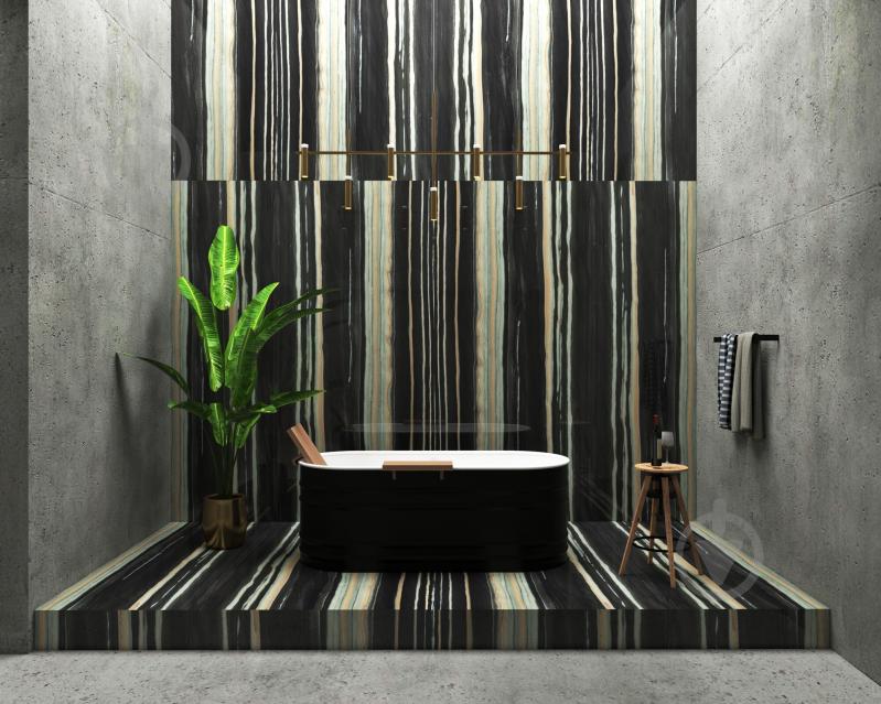 Плитка TAU Ceramica Bosco Black Pul 120x260 - фото 4
