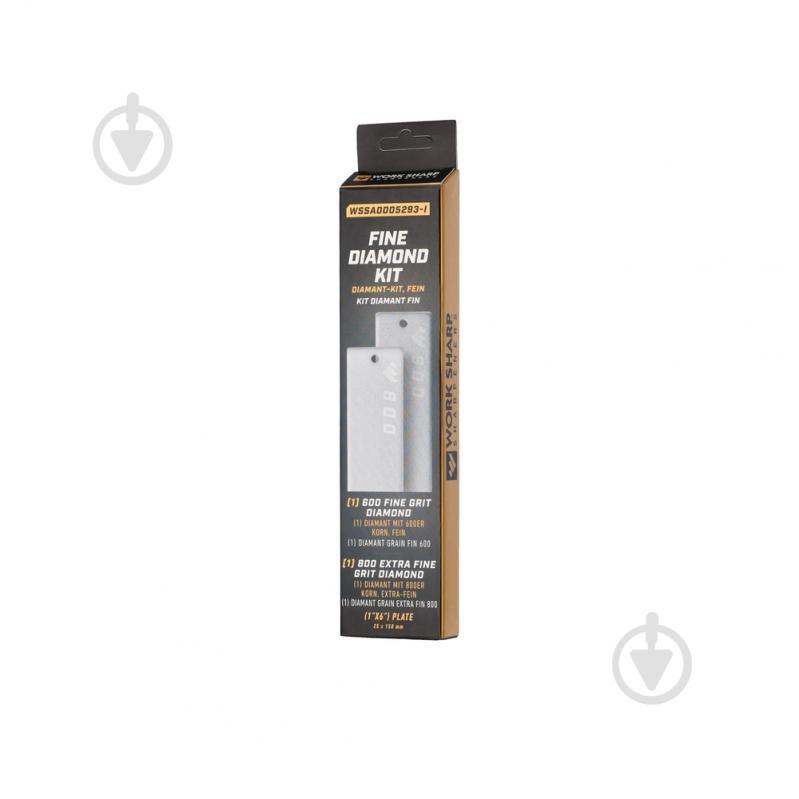 Змінний блок Work Sharp набір змінних пластин Fine Diamond (600/800) для точилки WSBCHPAJ-PRO, 2 шт - фото 2 Змінний блок Work Sharp набір змінних пластин Fine Diamond (600/800) для точилки WSBCHPAJ-PRO, 2 шт - фото 2