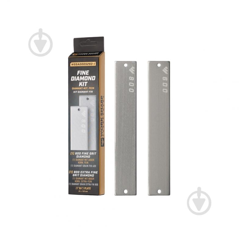 Змінний блок Work Sharp набір змінних пластин Fine Diamond (600/800) для точилки WSBCHPAJ-PRO, 2 шт - фото 1 Змінний блок Work Sharp набір змінних пластин Fine Diamond (600/800) для точилки WSBCHPAJ-PRO, 2 шт - фото 1