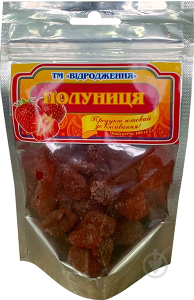 Снеки ТМ Відродження Клубника 100 г - фото 1
