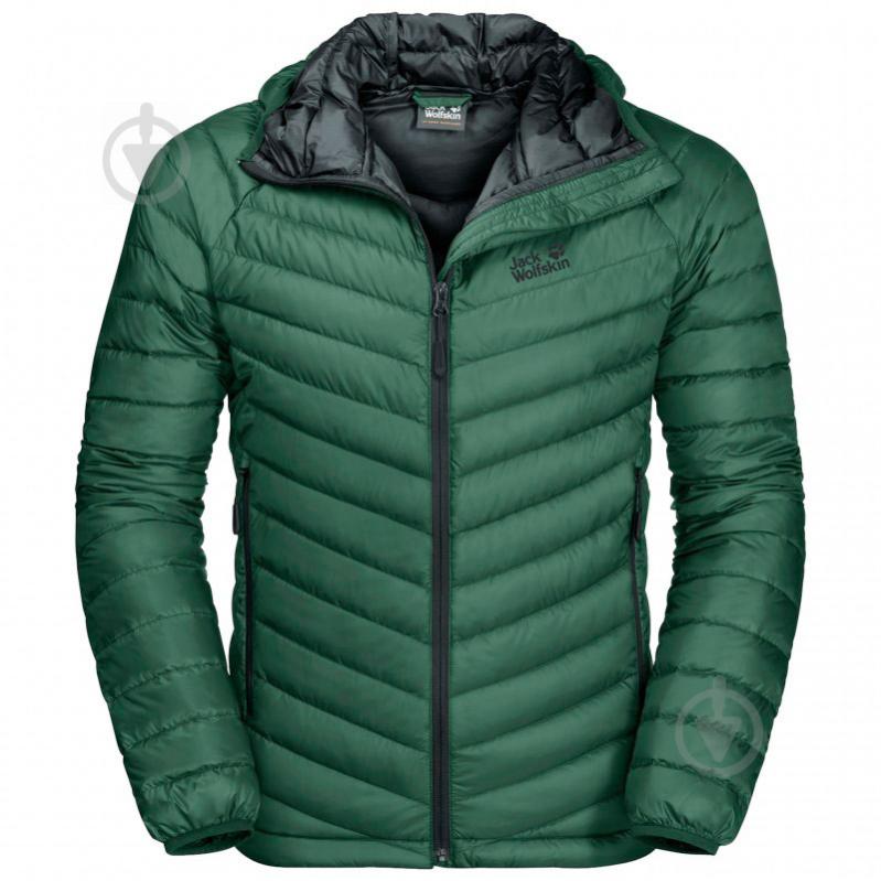 Пуховик чоловічий зимовий Jack Wolfskin ATMOSPHERE JKT M 1204421-4119 р.M зелений - фото 1