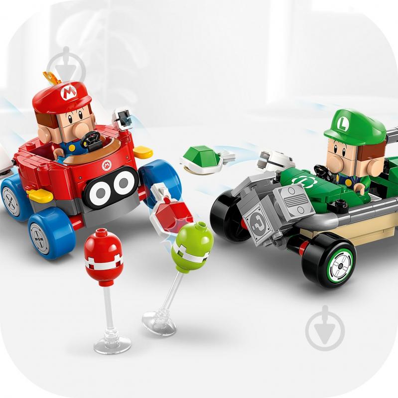 Конструктор LEGO Super Mario Mario Kart – Baby Mario vs. Baby Luigi 72034 - фото 8