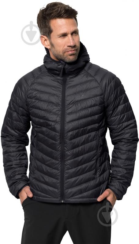 Пуховик чоловічий зимовий Jack Wolfskin ATMOSPHERE JKT M 1204421-6000 р.S чорний - фото 7