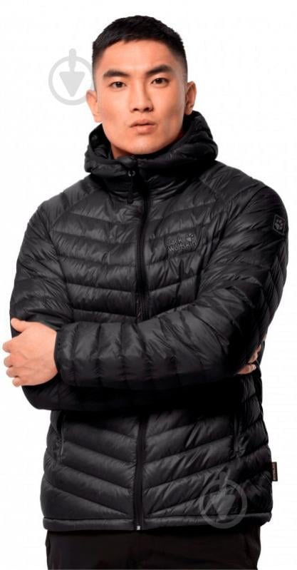 Пуховик чоловічий зимовий Jack Wolfskin ATMOSPHERE JKT M 1204421-6000 р.S чорний - фото 2