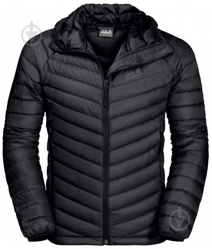 Пуховик чоловічий зимовий Jack Wolfskin ATMOSPHERE JKT M 1204421-6000 р.S чорний - фото 1