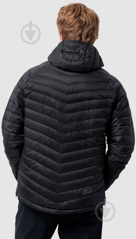 Пуховик чоловічий зимовий Jack Wolfskin ATMOSPHERE JKT M 1204421-6000 р.S чорний - фото 5