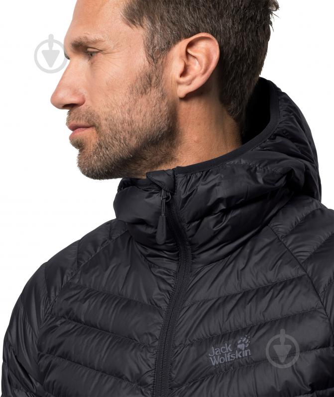 Пуховик чоловічий зимовий Jack Wolfskin ATMOSPHERE JKT M 1204421-6000 р.S чорний - фото 9