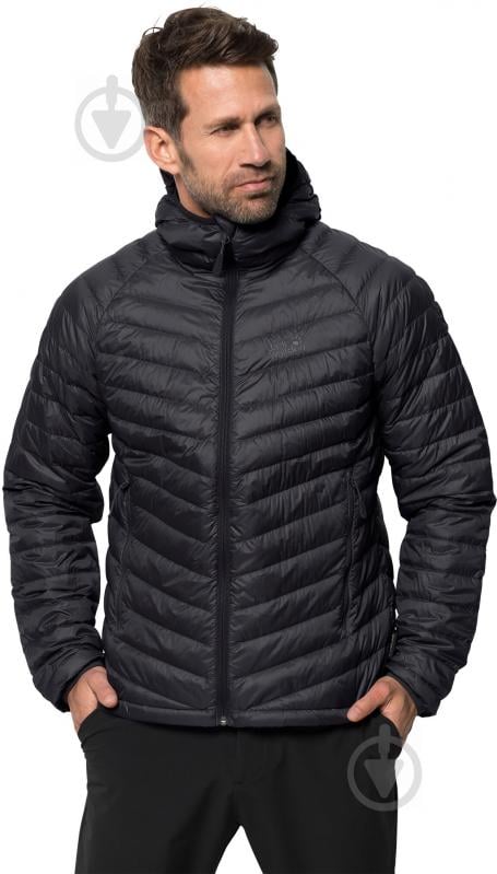 Пуховик мужской зимний Jack Wolfskin ATMOSPHERE JKT M 1204421-6000 р.M черный - фото 7