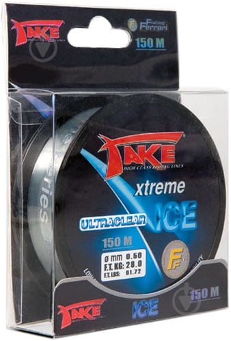 Леска Lineaeffe Take Xtreme Ice 150м 0.35мм 15.00кг 3300135 - фото 1