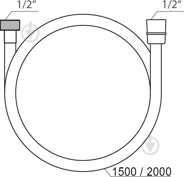 Шланг для душа Ravak 913.02 SatinFlex X07P337 - фото 2