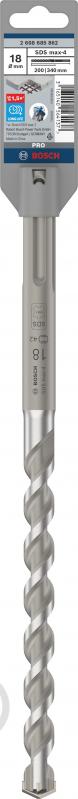 Бур Bosch 4 SDS-max 18x200 мм 340 мм 2.608.685.862 - фото 3
