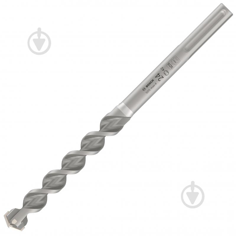 Бур Bosch 4 SDS-max 24x200 мм 320 мм 2608833963 - фото 1 Бур Bosch 4 SDS-max 24x200 мм 320 мм 2608833963 - фото 1