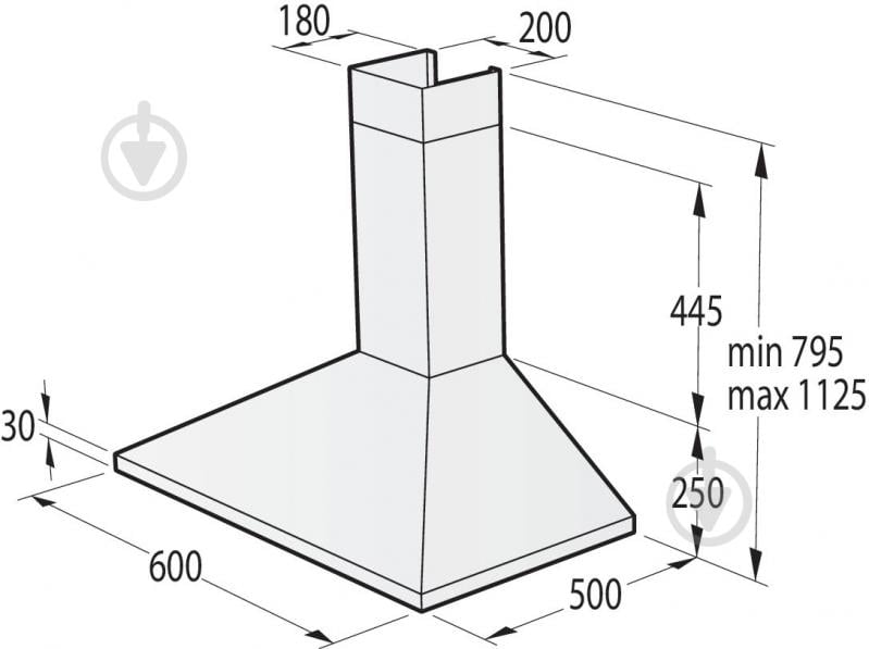 Вытяжка Gorenje WHC63CLB - фото 6