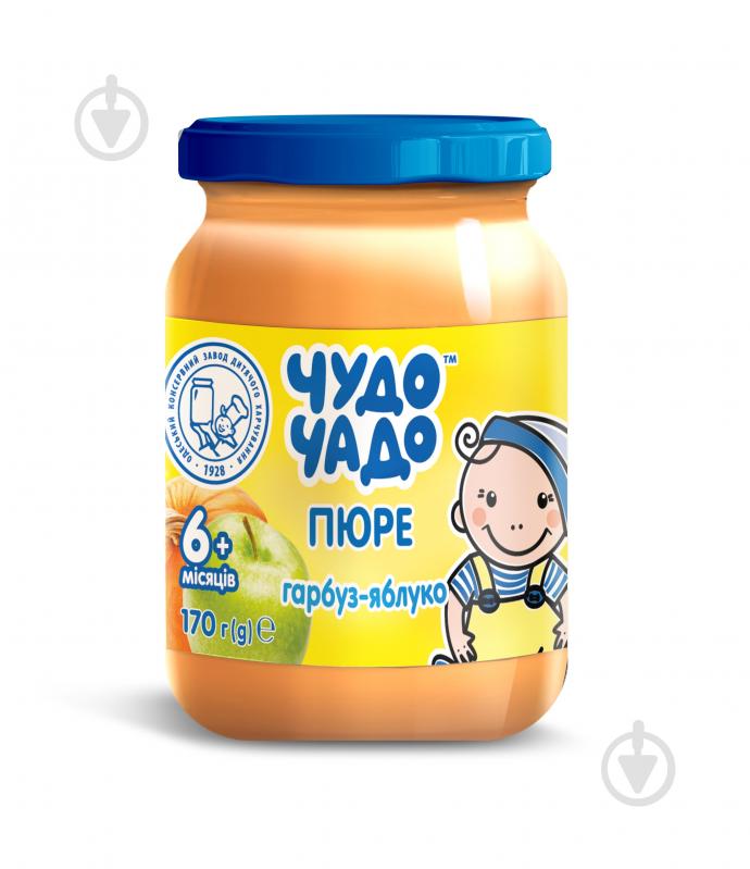 Пюре Jaffa Чудо-Чадо яблоко и тыква 170 г - фото 1