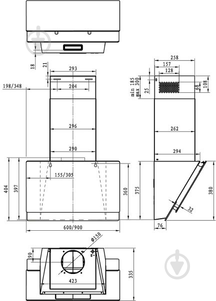 Витяжка Gorenje WHI649B21S - фото 7