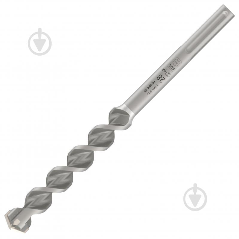 Бур Bosch 4 SDS-max 28x200 мм 320 мм 2608685870 - фото 1 Бур Bosch 4 SDS-max 28x200 мм 320 мм 2608685870 - фото 1