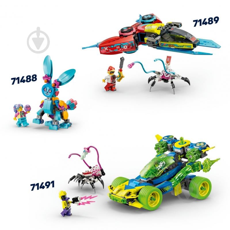 Конструктор LEGO DREAMZzz Робот Z-Blob и гоночные приключения 71487 - фото 9 Конструктор LEGO DREAMZzz Робот Z-Blob и гоночные приключения 71487 - фото 9