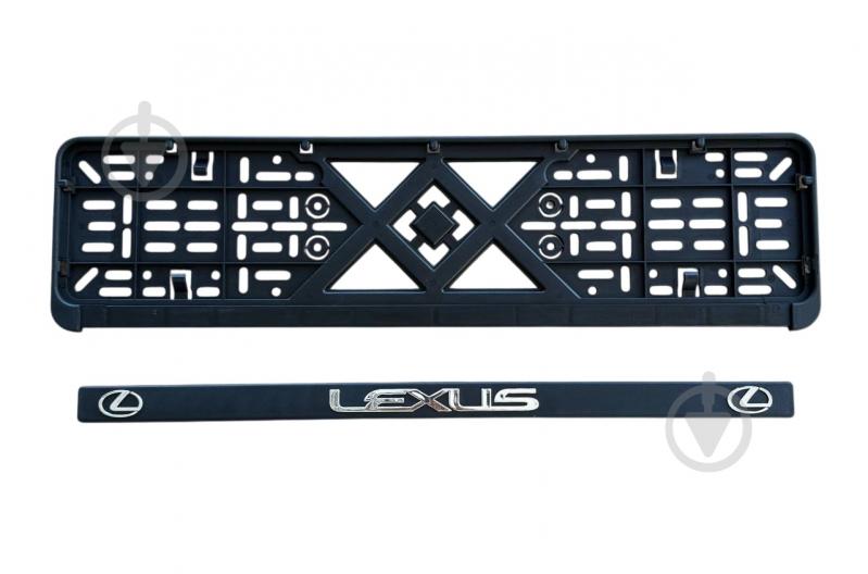 Рамка под номерной знак Poputchik Lexus 2 шт. (24-009) - фото 2 Рамка под номерной знак Poputchik Lexus 2 шт. (24-009) - фото 2