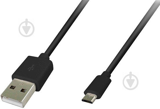 Кабель Global USB – microUSB 1 м черный - фото 2