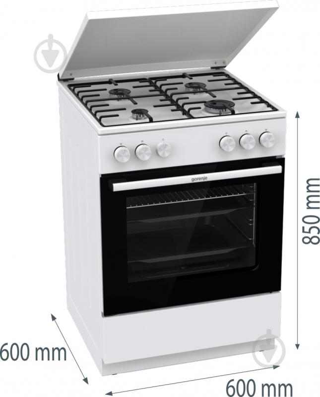 Плита газовая Gorenje GG6A11WH - фото 14 Плита газовая Gorenje GG6A11WH - фото 14