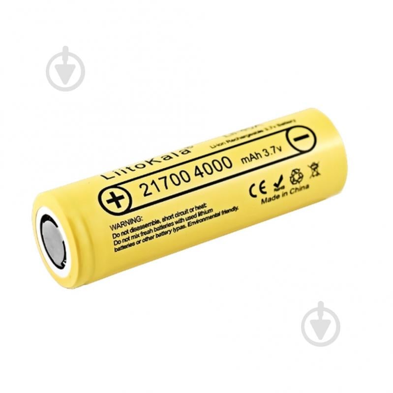 Акумулятор LiitoKala Lii-40A, 4000mah battery 21700 1 шт. (Lii-40A) - фото 1 Акумулятор LiitoKala Lii-40A, 4000mah battery 21700 1 шт. (Lii-40A) - фото 1