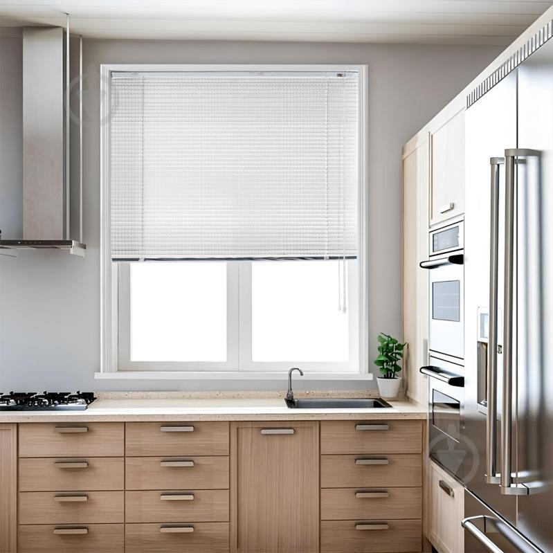 Жалюзі Rollotex алюмінієві горизонтальні перфоровані з фіксацією 48х130 см білі - фото 6 Жалюзі Rollotex алюмінієві горизонтальні перфоровані з фіксацією 48х130 см білі - фото 6