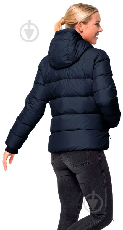 Пуховик женский зимний Jack Wolfskin CRYSTAL PALACE JACKET W 1204911-1910 р.M темно-синий - фото 3