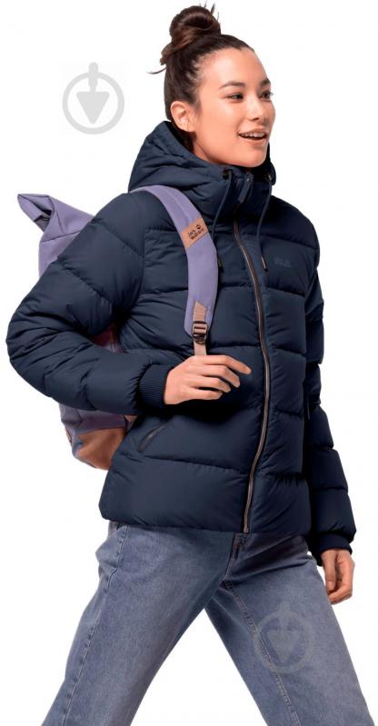 Пуховик женский зимний Jack Wolfskin CRYSTAL PALACE JACKET W 1204911-1910 р.M темно-синий - фото 5