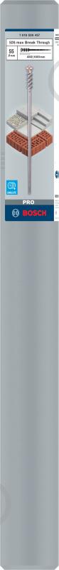 Бур Bosch 9 Break Through SDS-max 55x450 мм 600 мм 1.618.596.457 - фото 3 Бур Bosch 9 Break Through SDS-max 55x450 мм 600 мм 1.618.596.457 - фото 3