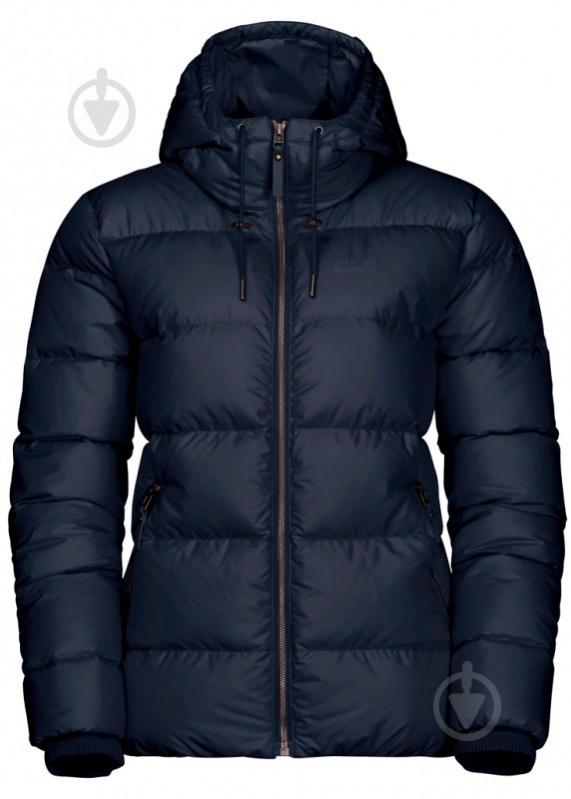 Пуховик женский зимний Jack Wolfskin CRYSTAL PALACE JACKET W 1204911-1910 р.L темно-синий - фото 1