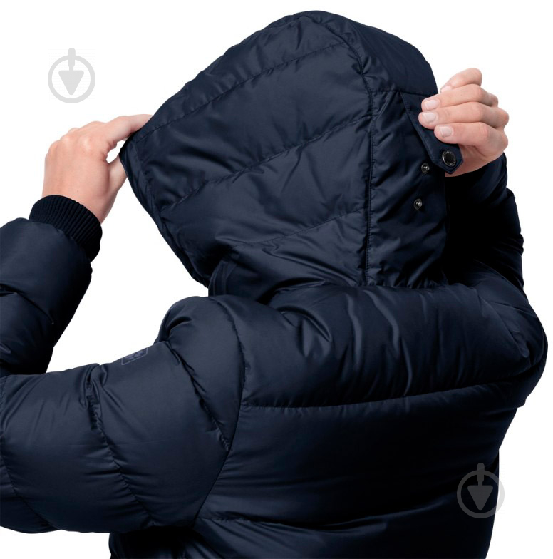 Пуховик жіночий зимовий Jack Wolfskin CRYSTAL PALACE JACKET W 1204911-1910 р.L темно-синій - фото 7