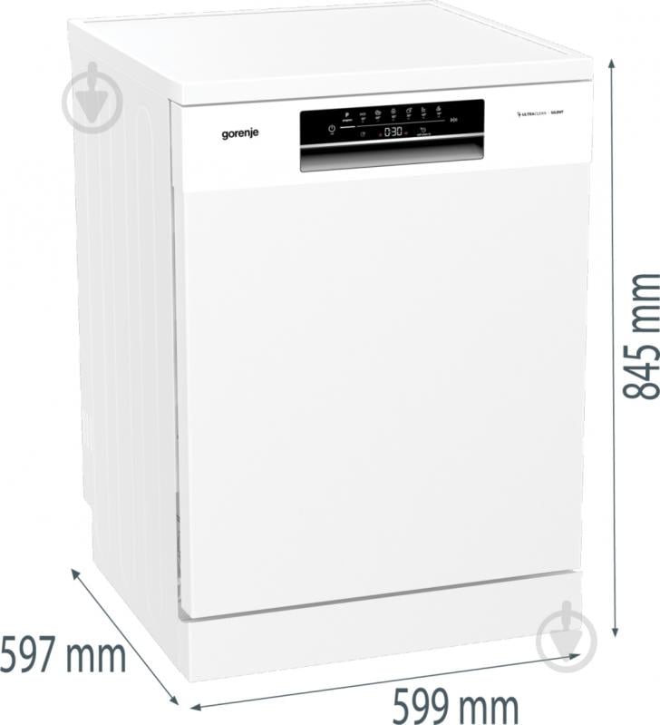 Посудомоечная машина Gorenje GS643E90W - фото 20