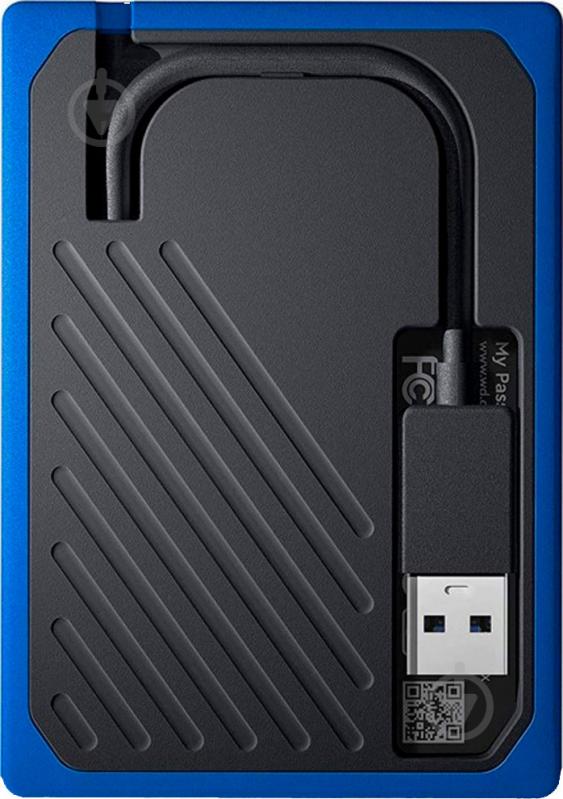 SSD-накопитель Western Digital My Passport Go 500GB Portable USB 3.0 3D TLC (WDBMCG5000ABT-WESN) - фото 8