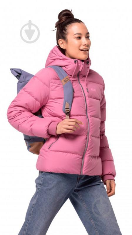 Пуховик жіночий зимовий Jack Wolfskin CRYSTAL PALACE JACKET W 1204911-2120 р.M рожевий - фото 2