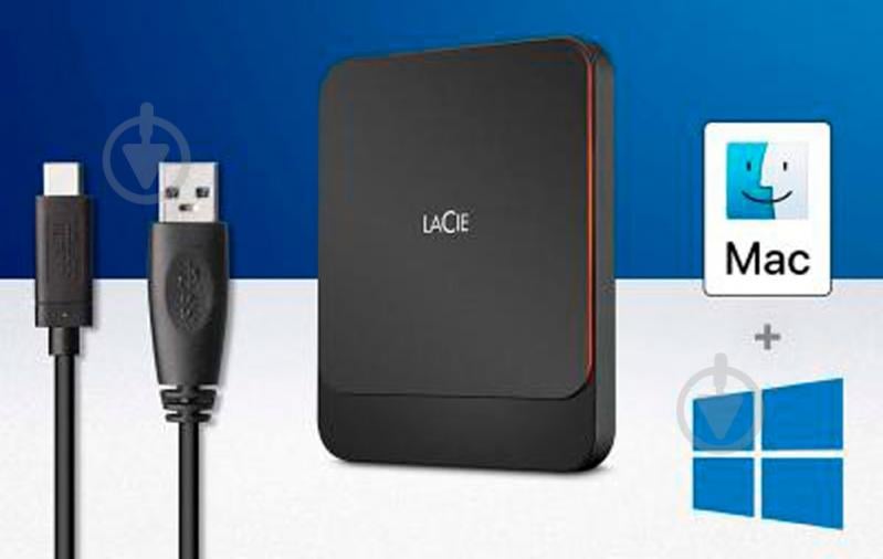 SSD-накопитель LaCie Portable External 2000GB Portable USB Type-C (STHK2000800) - фото 6 SSD-накопитель LaCie Portable External 2000GB Portable USB Type-C (STHK2000800) - фото 6