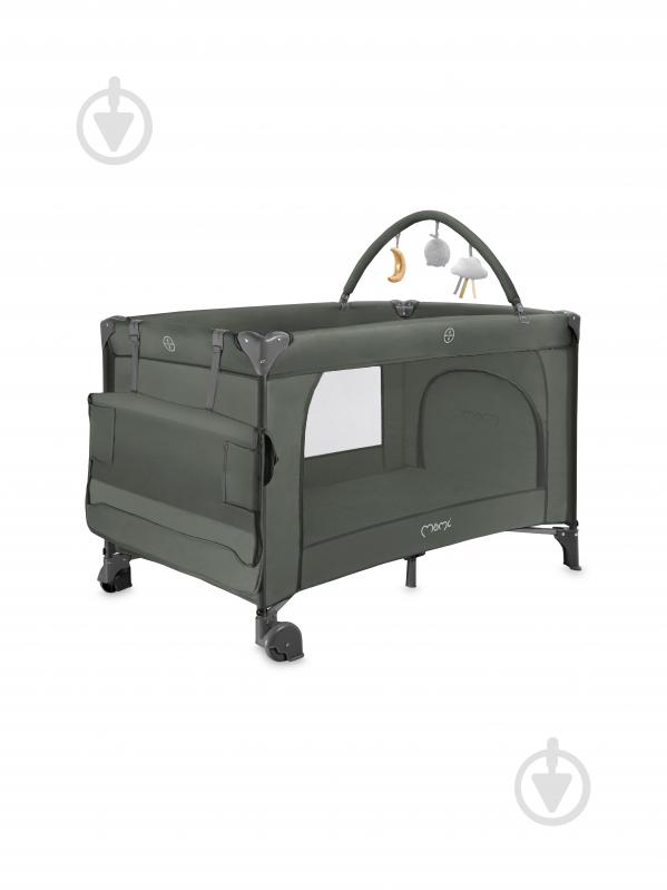 Манеж MoMi BELOVE PLUS dark green LOZE00025 - фото 15