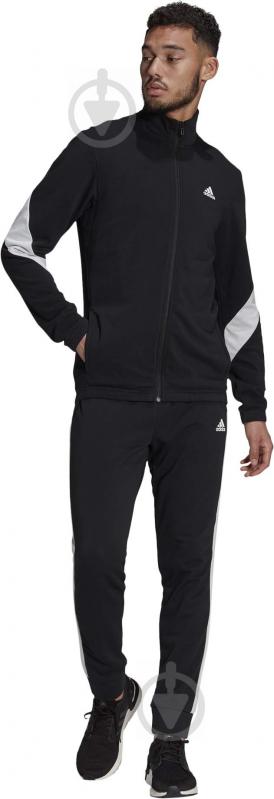 Спортивний костюм Adidas M COTTON TS GM3826 р. M чорно-білий - фото 3