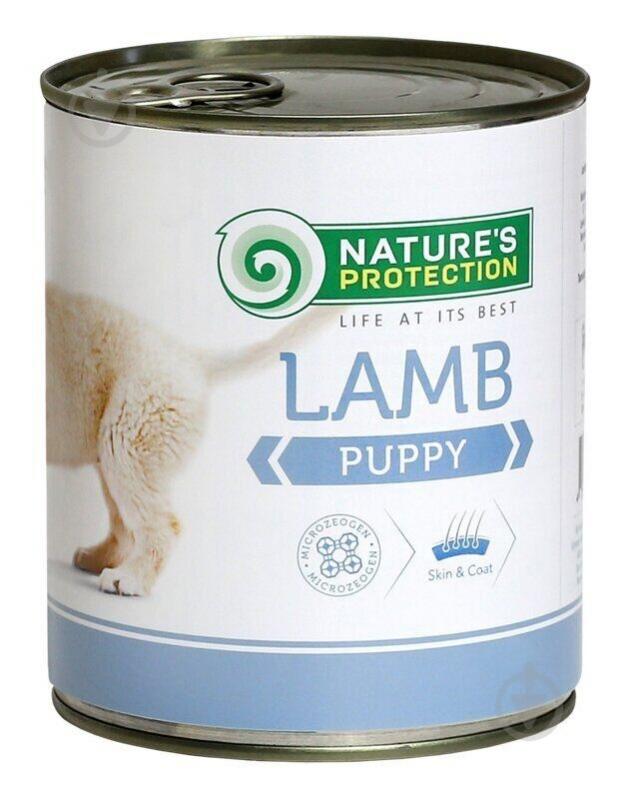 Консерва для всех пород Nature's Protection Puppy Lamb 400 г (ягненок) 400 г - фото 1