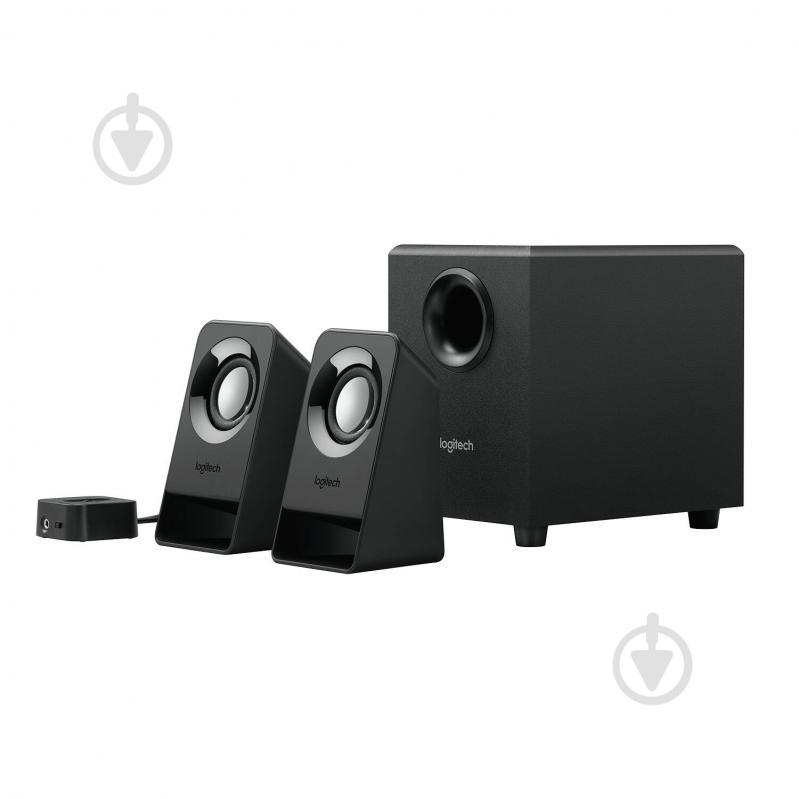 Акустична система Logitech Audio System Z213 - EMEA 2.1 black - фото 2