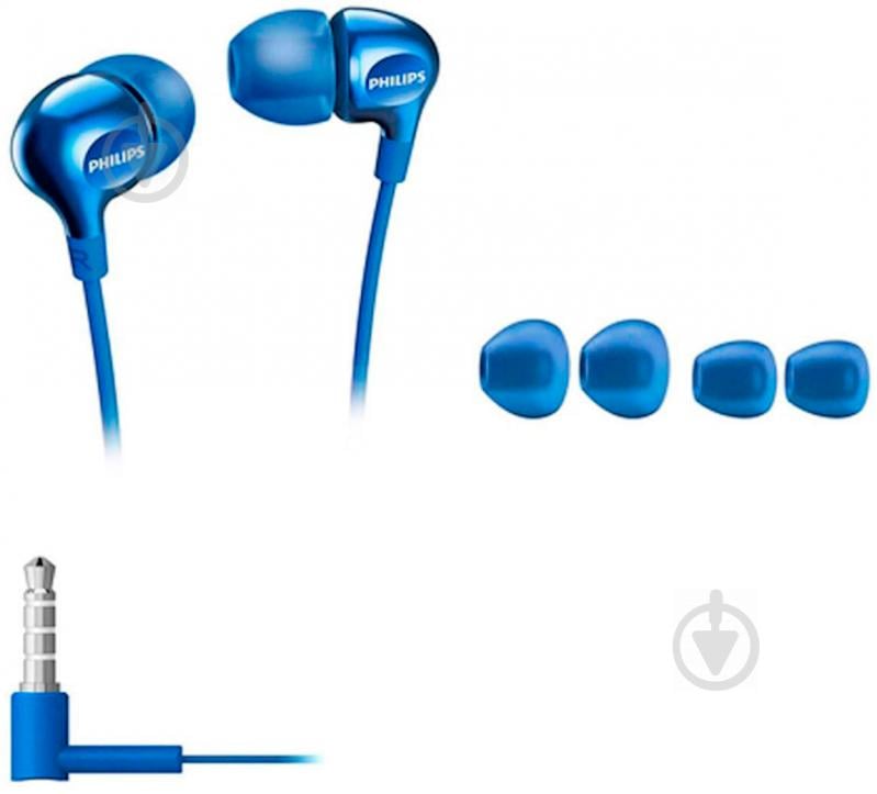 Навушники Philips SHE3555BL/00 blue - фото 5