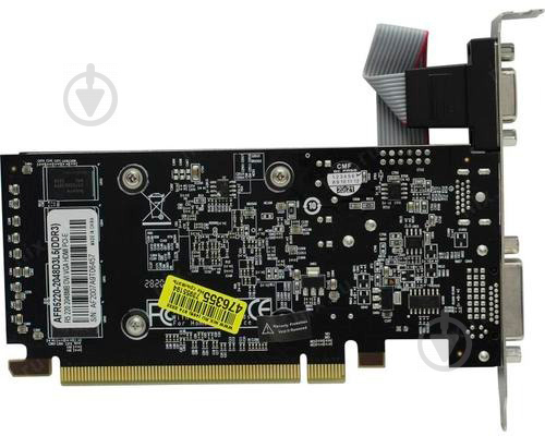 Відеокарта AFOX Radeon R5 220 2GB GDDR3 64bit (AFR5220-2048D3L5) - фото 3