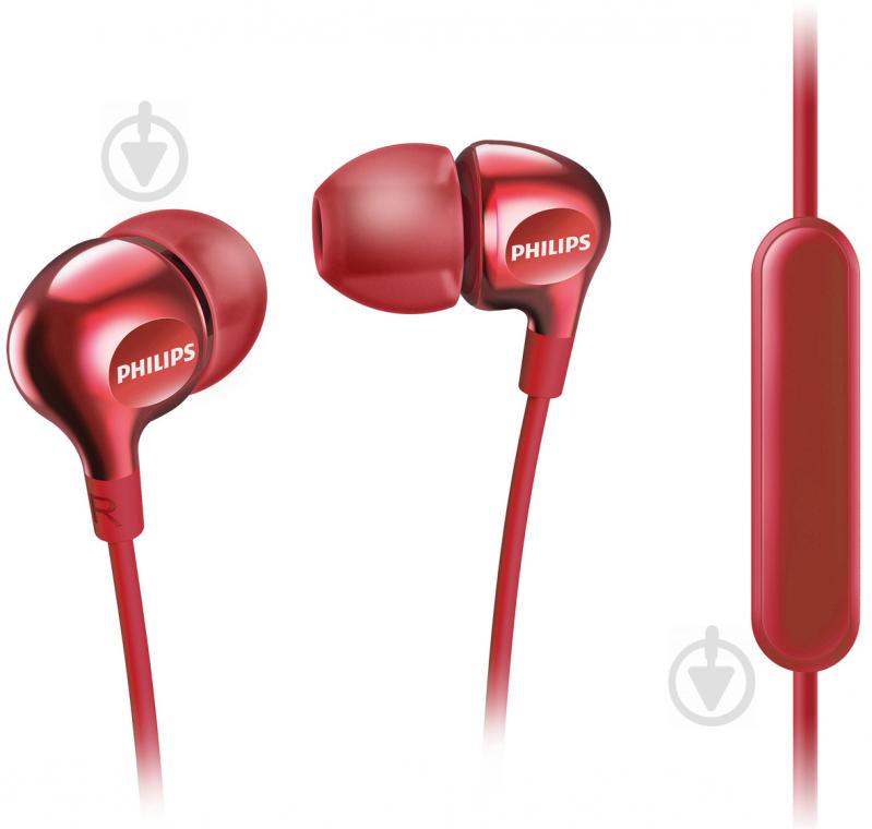 Навушники Philips SHE3555RD/00 red - фото 1